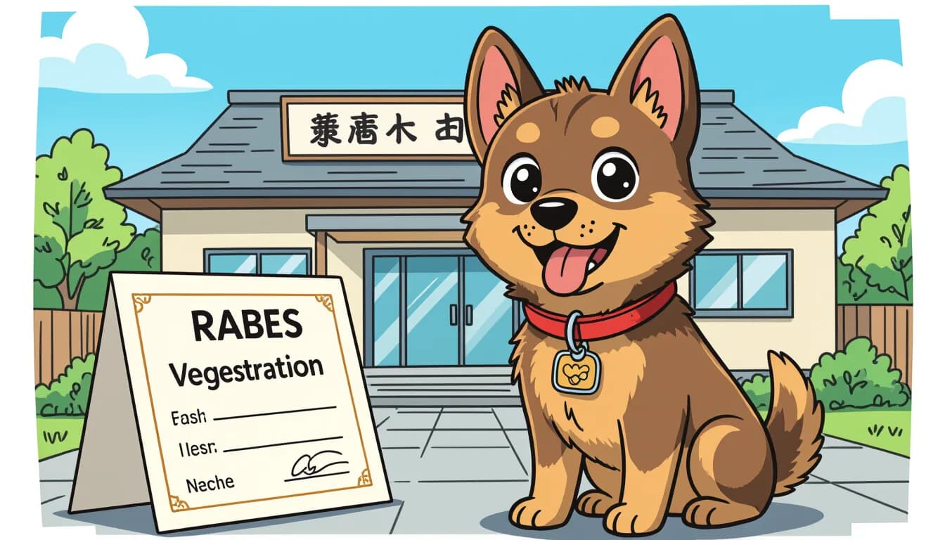 犬の登録手続きと狂犬病予防注射