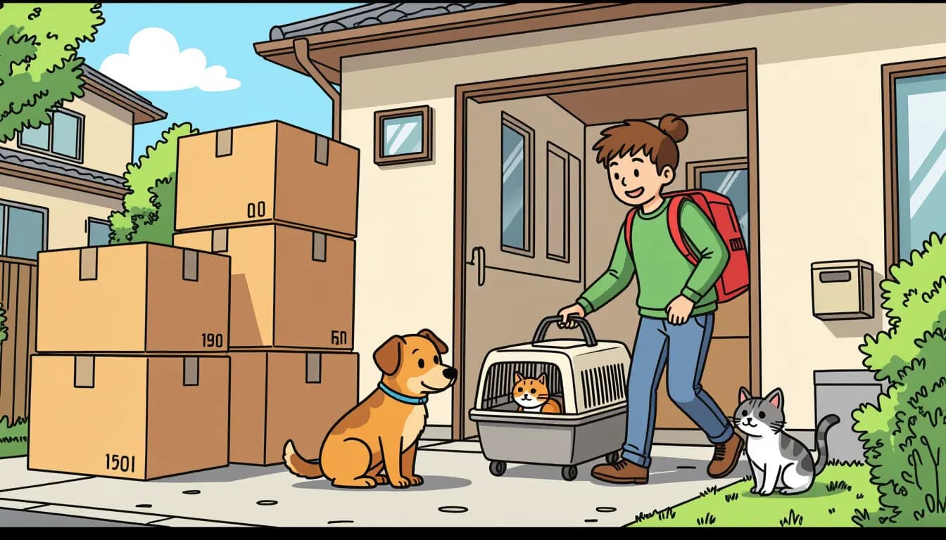 ペットと一緒に引越しする際の手続き