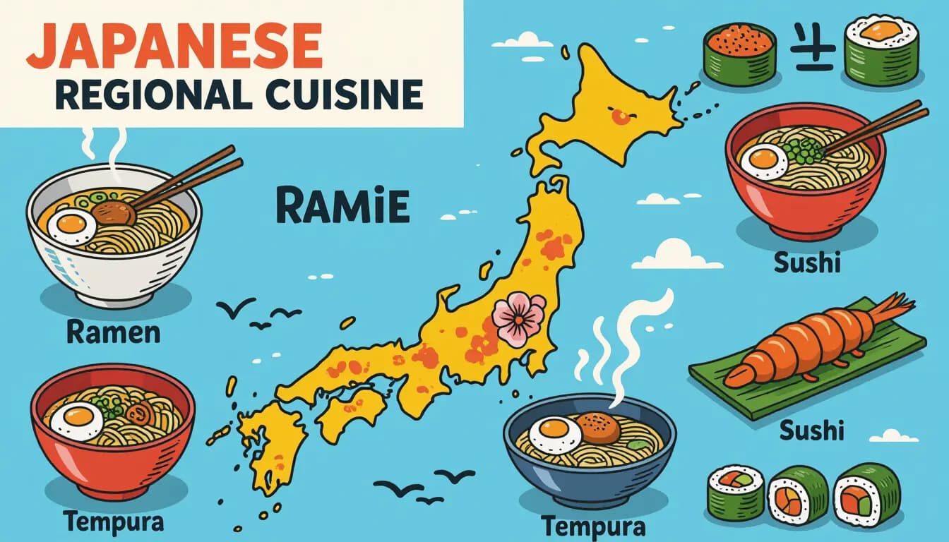 日本の地域別特産品・郷土料理を楽しむ