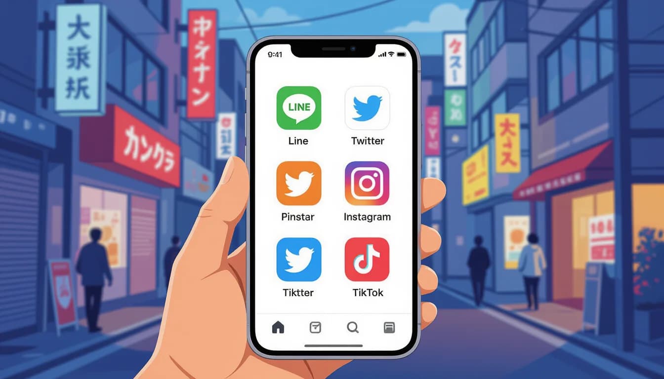 日本のSNS事情とおすすめアプリ一覧