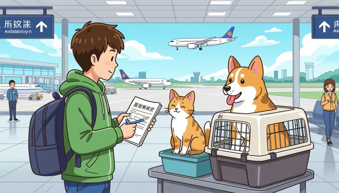 ペットを連れて日本から帰国する手続き