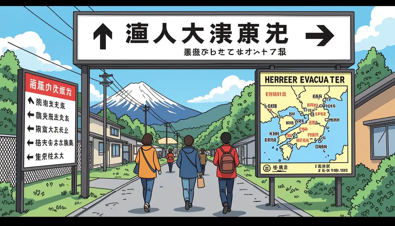避難所の場所の確認と利用方法