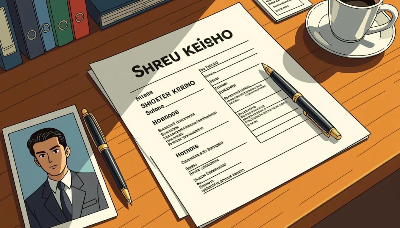 日本の履歴書・職務経歴書の書き方