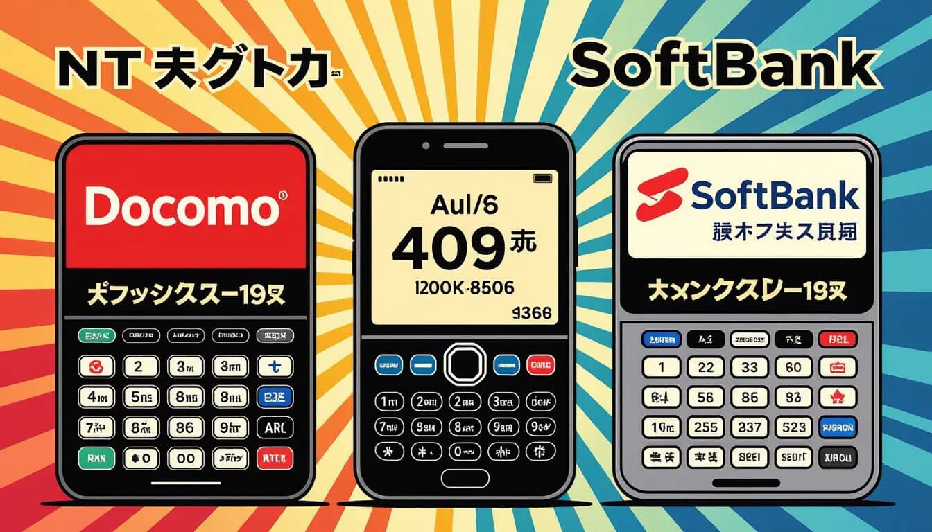 大手キャリア3社の料金プラン比較