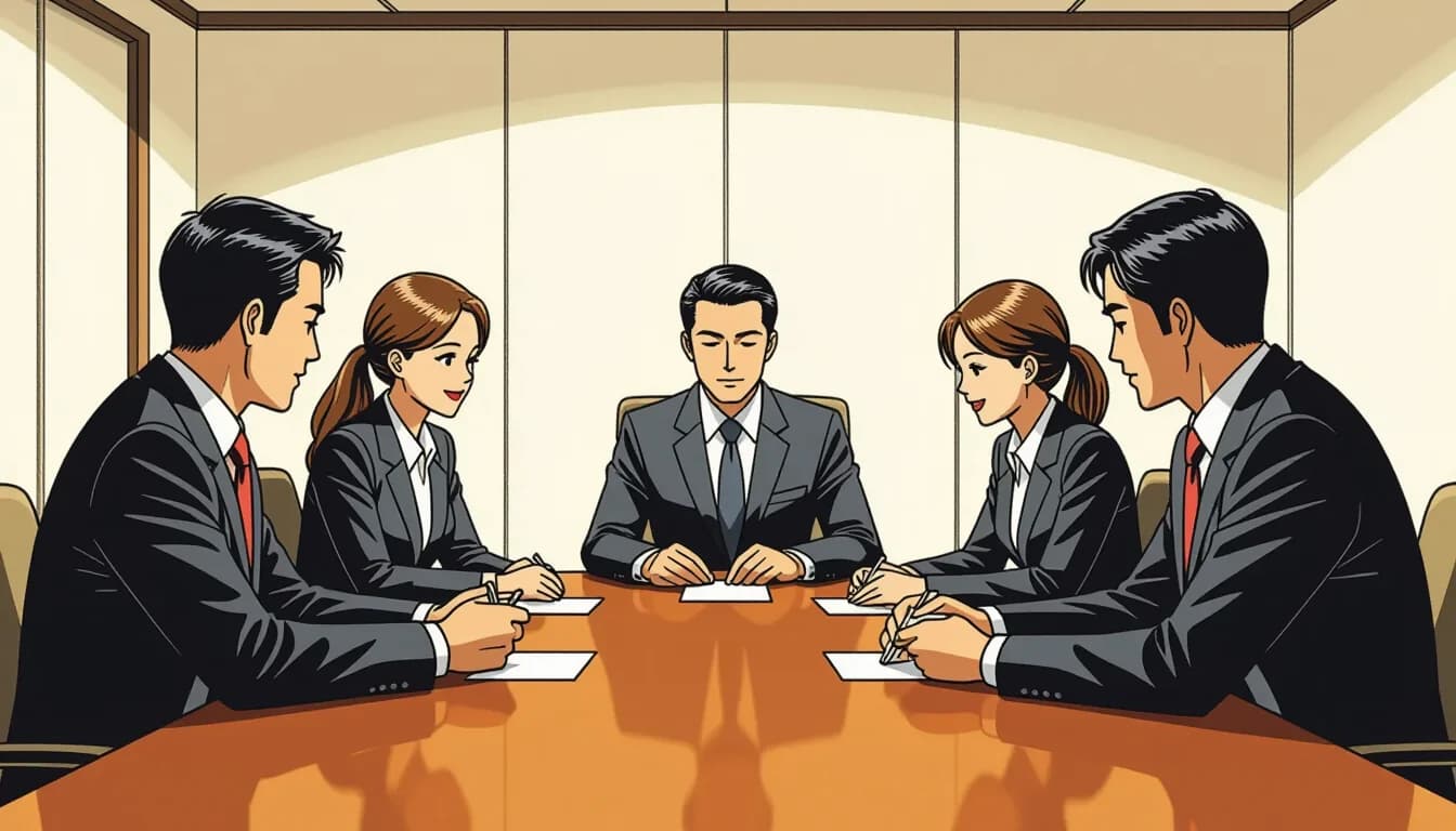 日本式会議の進め方と発言のマナー