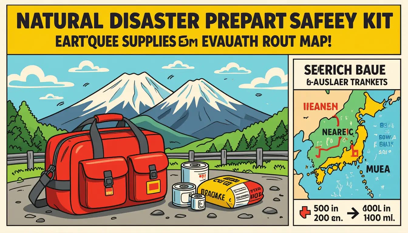 日本の自然災害の種類と備え方ガイド