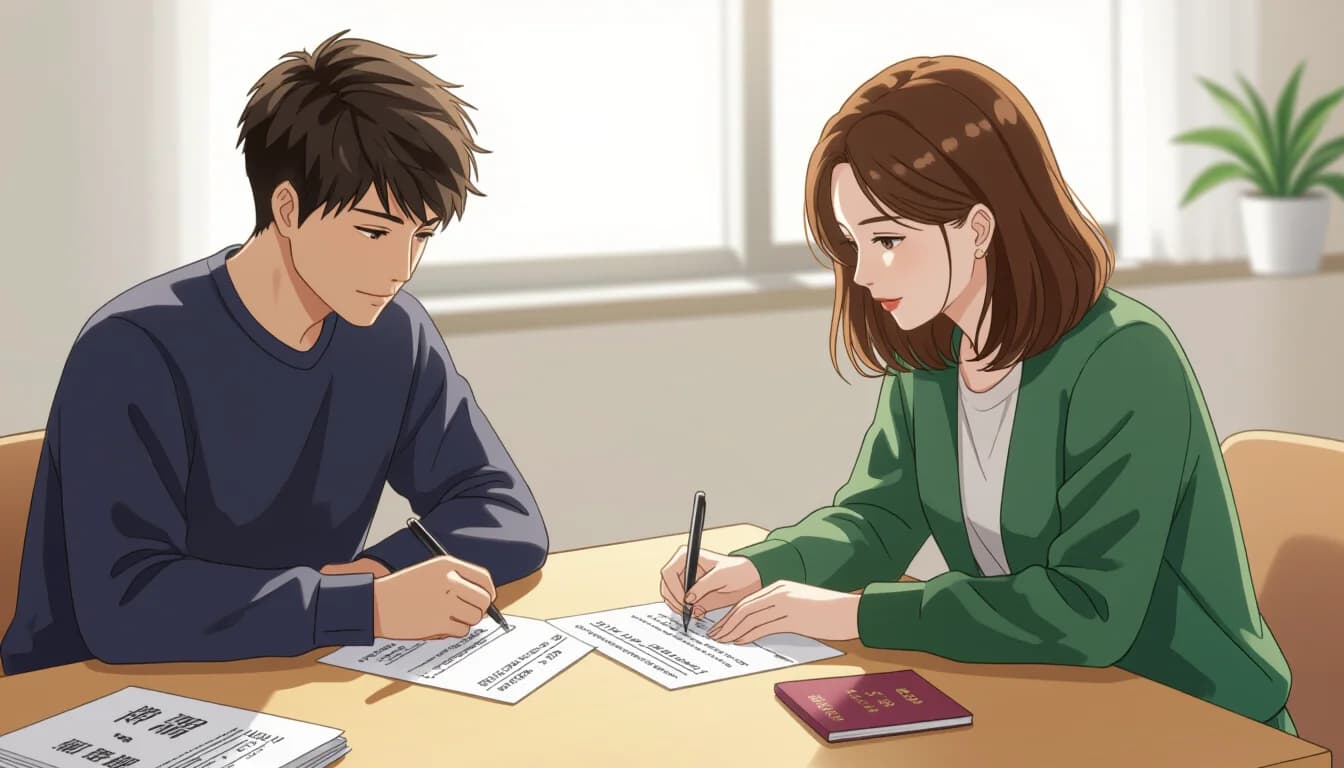 在留資格変更・更新申請書の書き方