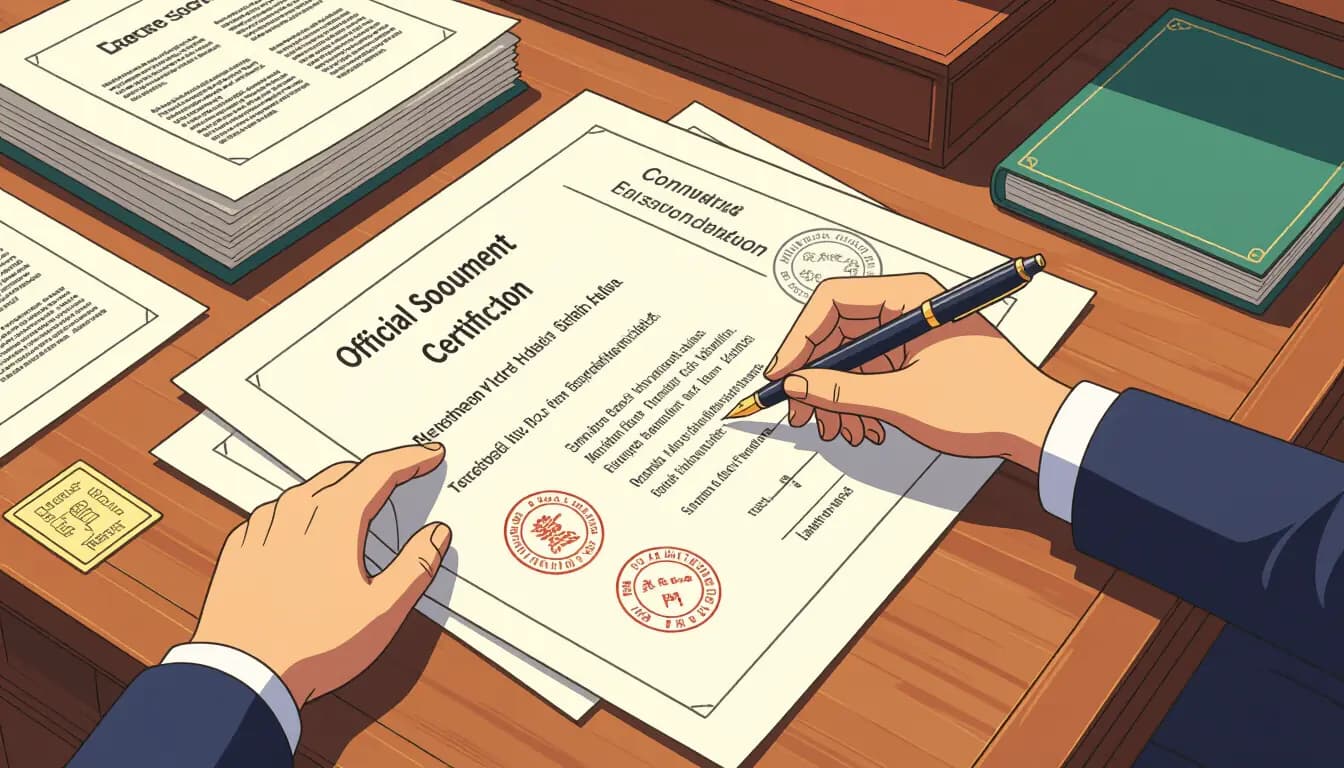 公的書類の翻訳と認証の手続き方法