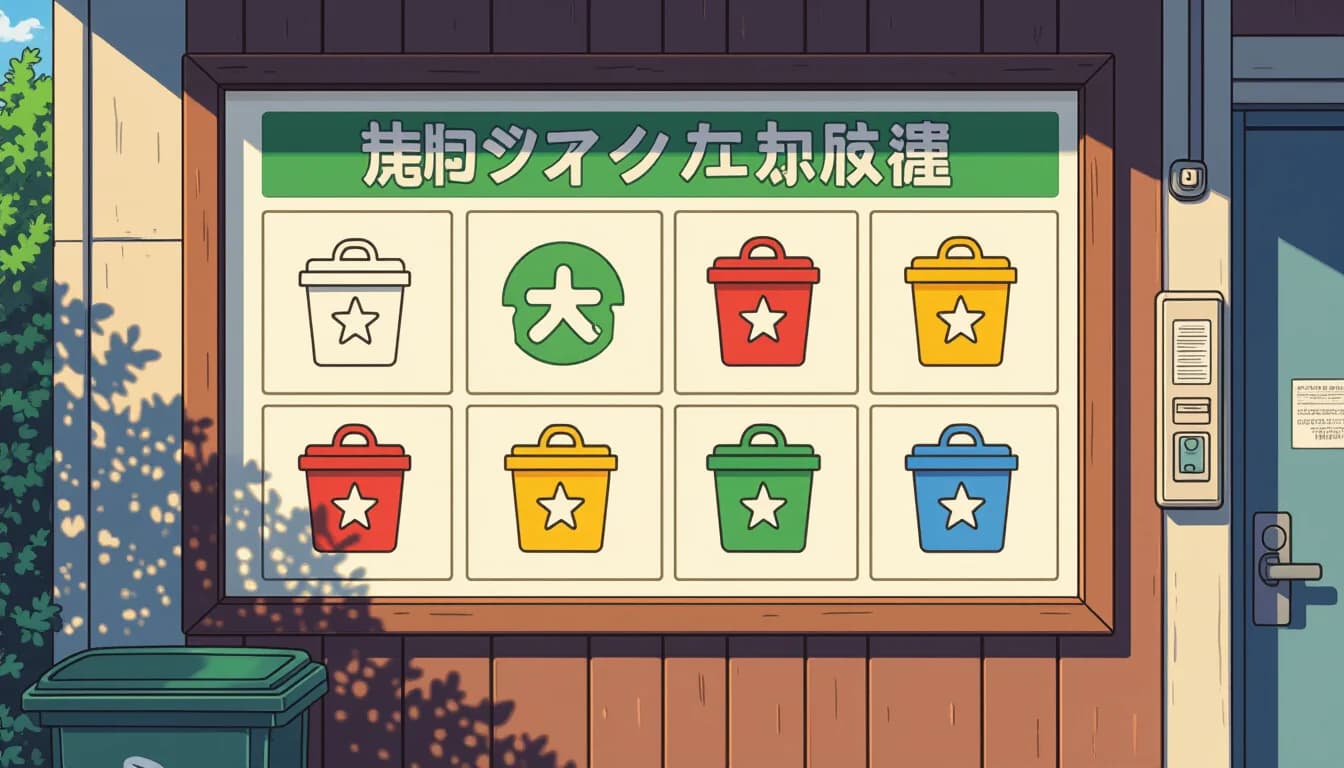 ゴミ収集日カレンダーの読み方と確認方法