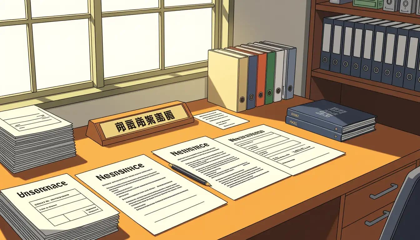 海外転出届と各種保険の手続き方法