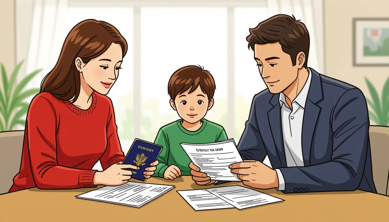 家族滞在ビザの申請と制限事項